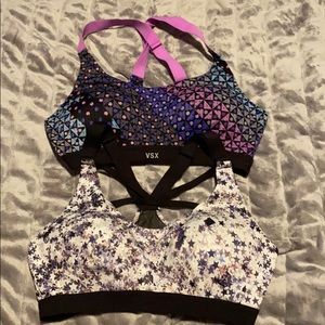 Set of two Victoria’s Secret sports bras 32C
